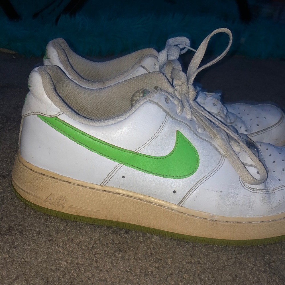 Nike AF1 lime green